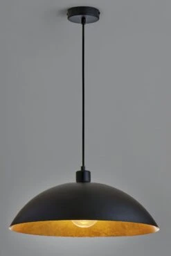 Habitat Yuno Leaf Pendant Shade - Black And Gold 9 Habitat Yuno Leaf Pendant Shade - Black And Gold -Habitat Store 9524257 R Z002C