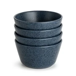 Habitat Addison Set Of 4 Stoneware Cereal Bowl - Blue 7 Habitat Addison Set Of 4 Stoneware Cereal Bowl - Blue -Habitat Store 9525201 R Z002A