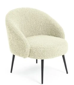 Habitat Ash Boucle Accent Chair - Cream 16 Habitat Ash Boucle Accent Chair - Cream -Habitat Store 9525380 R Z004A