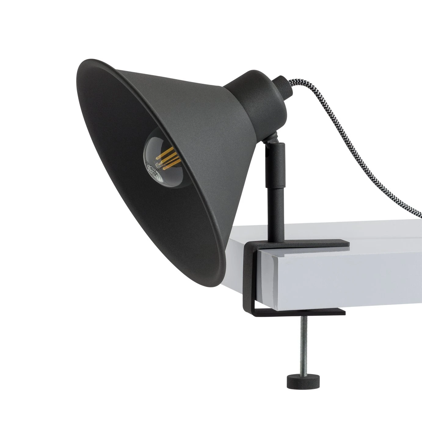 Habitat Loft Industrial Clamp Light - Charcoal 1 Habitat Loft Industrial Clamp Light - Charcoal