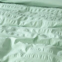 Habitat Reset Seersucker Sage Green Bedding Set - Single 11 Habitat Reset Seersucker Sage Green Bedding Set - Single -Habitat Store 9526554 R Z005A