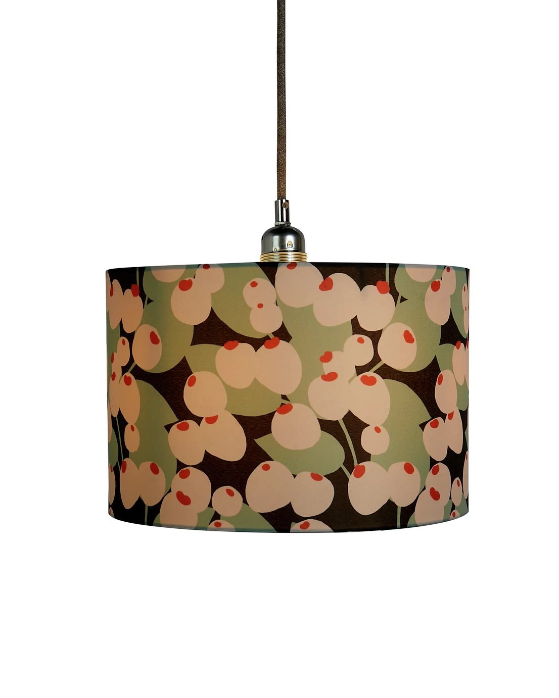 Habitat Cruz Scandi Printed 30cm Drum Shade 3 Habitat Cruz Scandi Printed 30cm Drum Shade - Image 3