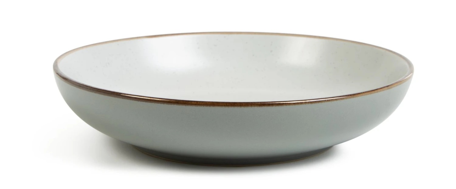 Habitat Speckle 4 Piece Stoneware Pasta Bowl - Grey 4 Habitat Speckle 4 Piece Stoneware Pasta Bowl - Grey - Image 4