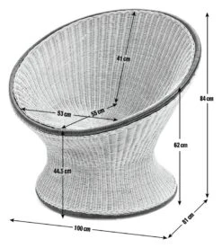 Habitat Koba Rattan Accent Chair - Natural -Habitat Store 9533279 R E001
