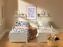 Habitat Kids Pure Cotton Twin Pack Bedding Set - Toddler 20 Habitat Kids Pure Cotton Twin Pack Bedding Set - Toddler -Habitat Store 9536551 R Z007A