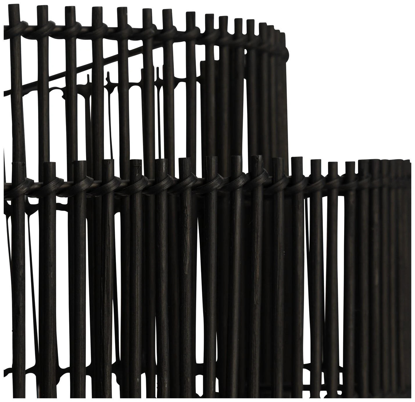 Habitat Bamboo 2 Tier Pendant Shade - Black 5 Habitat Bamboo 2 Tier Pendant Shade - Black - Image 5