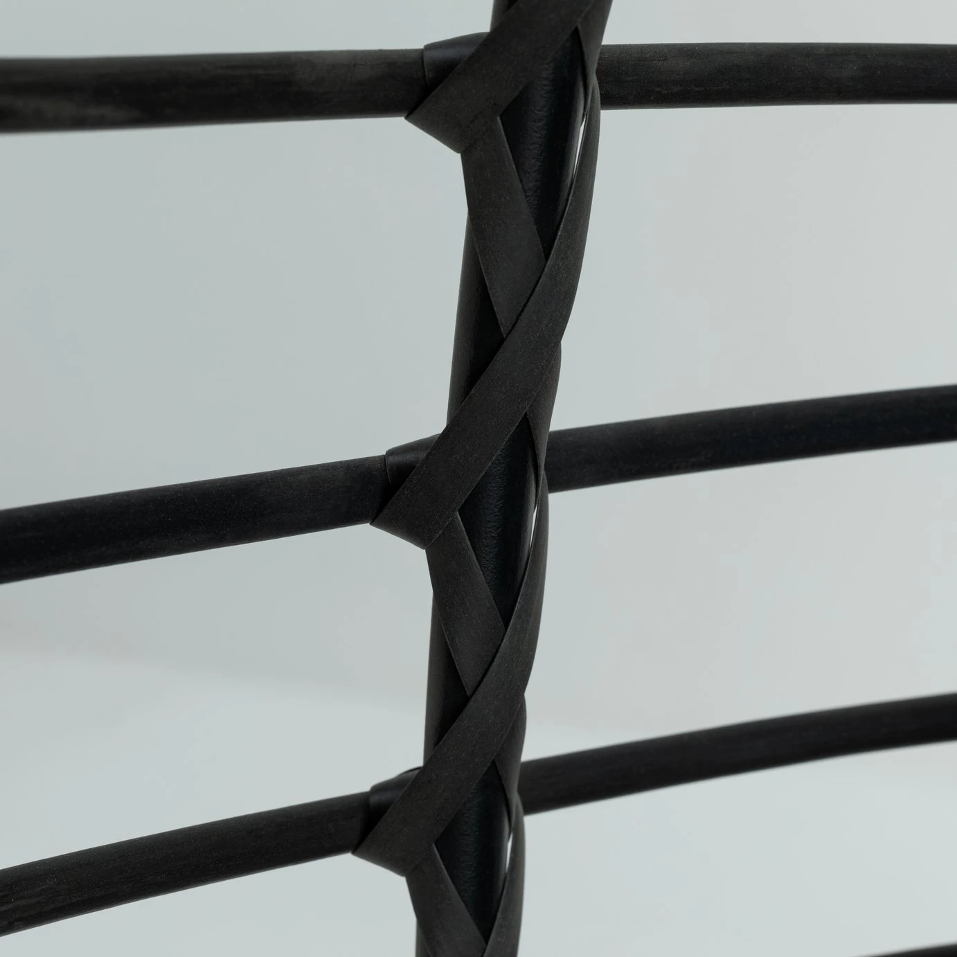 Habitat Kora Rattan Effect Garden Egg Chair - Black 3 Habitat Kora Rattan Effect Garden Egg Chair - Black - Image 3