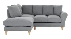 Habitat Carrie Fabric Left Hand Corner Chaise Sofa - Grey -Habitat Store 9539084 R Z002A