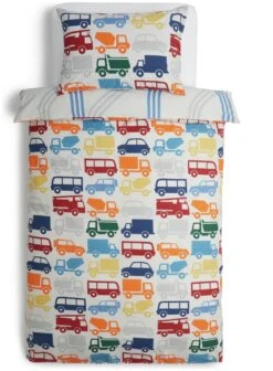 Habitat Kids Transport Multicolour Bedding Set - Single 9 Habitat Kids Transport Multicolour Bedding Set - Single -Habitat Store 9541429 R Z002A