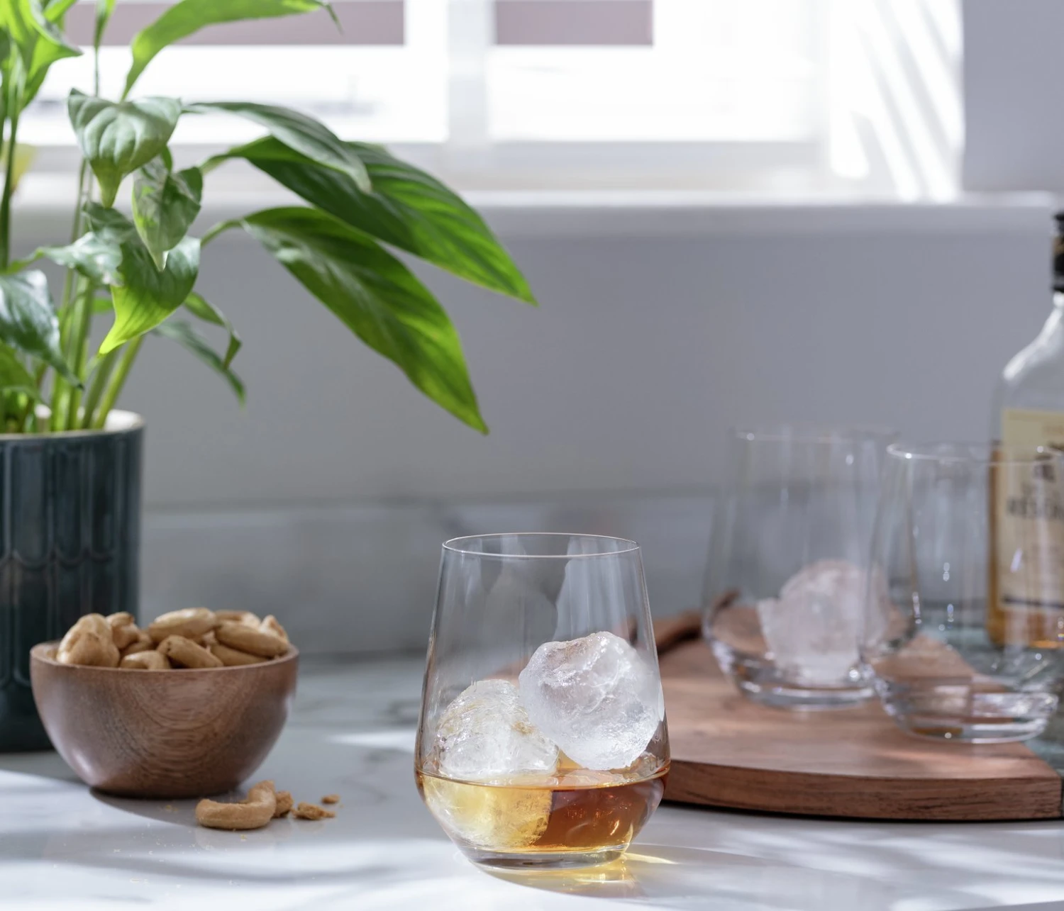 Habitat Dalston Set Of 4 Whiskey Glasses 2 Habitat Dalston Set Of 4 Whiskey Glasses - Image 2