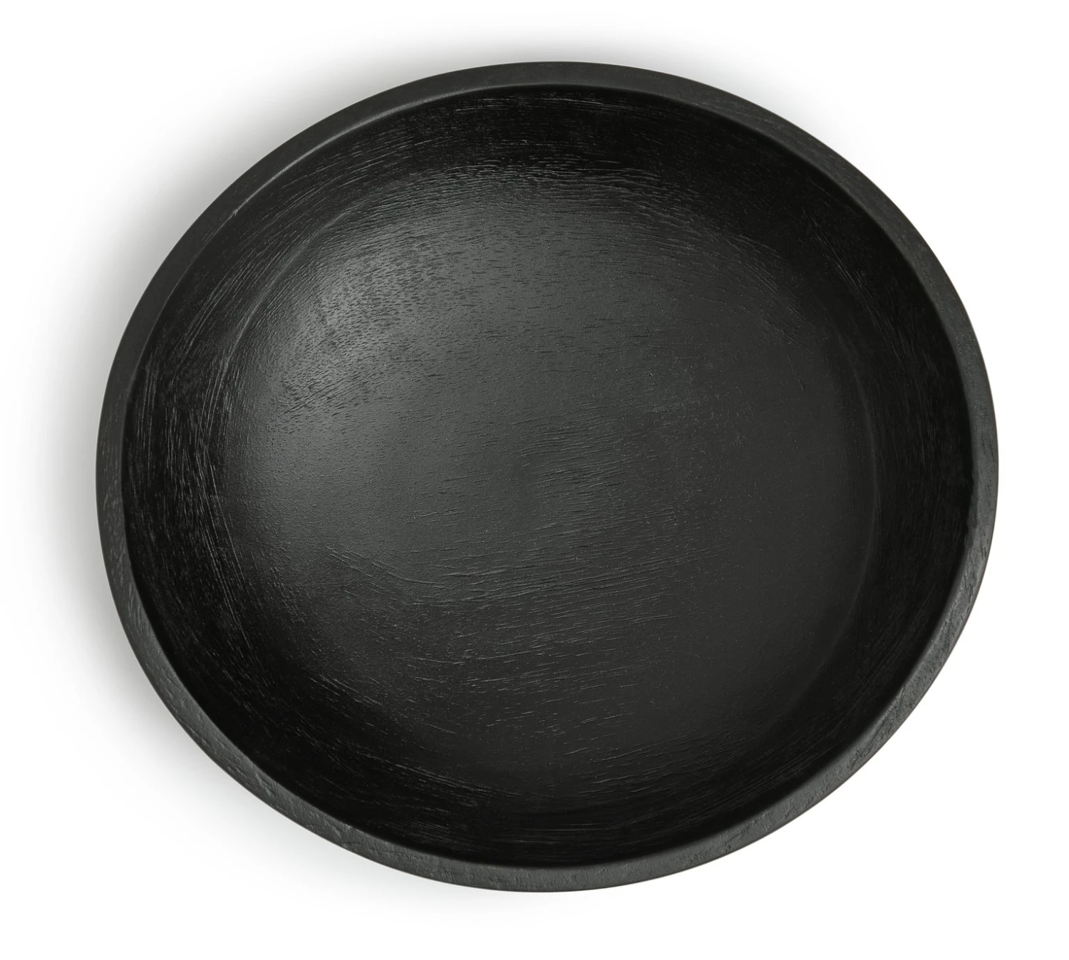 Habitat Mango Wood Serve Bowl - Black 4 Habitat Mango Wood Serve Bowl - Black - Image 4