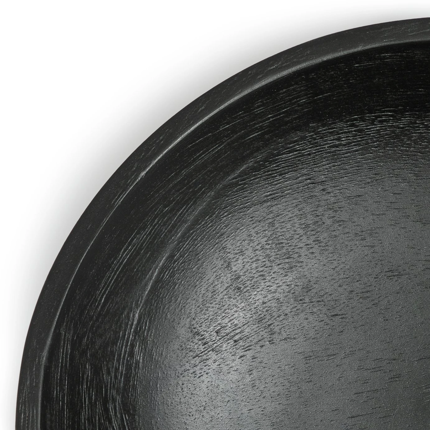Habitat Mango Wood Serve Bowl - Black 6 Habitat Mango Wood Serve Bowl - Black - Image 6