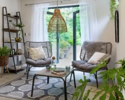 Habitat Nora 2 Seater Metal Garden Bistro Set - Grey -Habitat Store 9548415 R Z004C