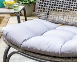 Habitat Nora 2 Seater Metal Garden Bistro Set - Grey -Habitat Store 9548415 R Z009C