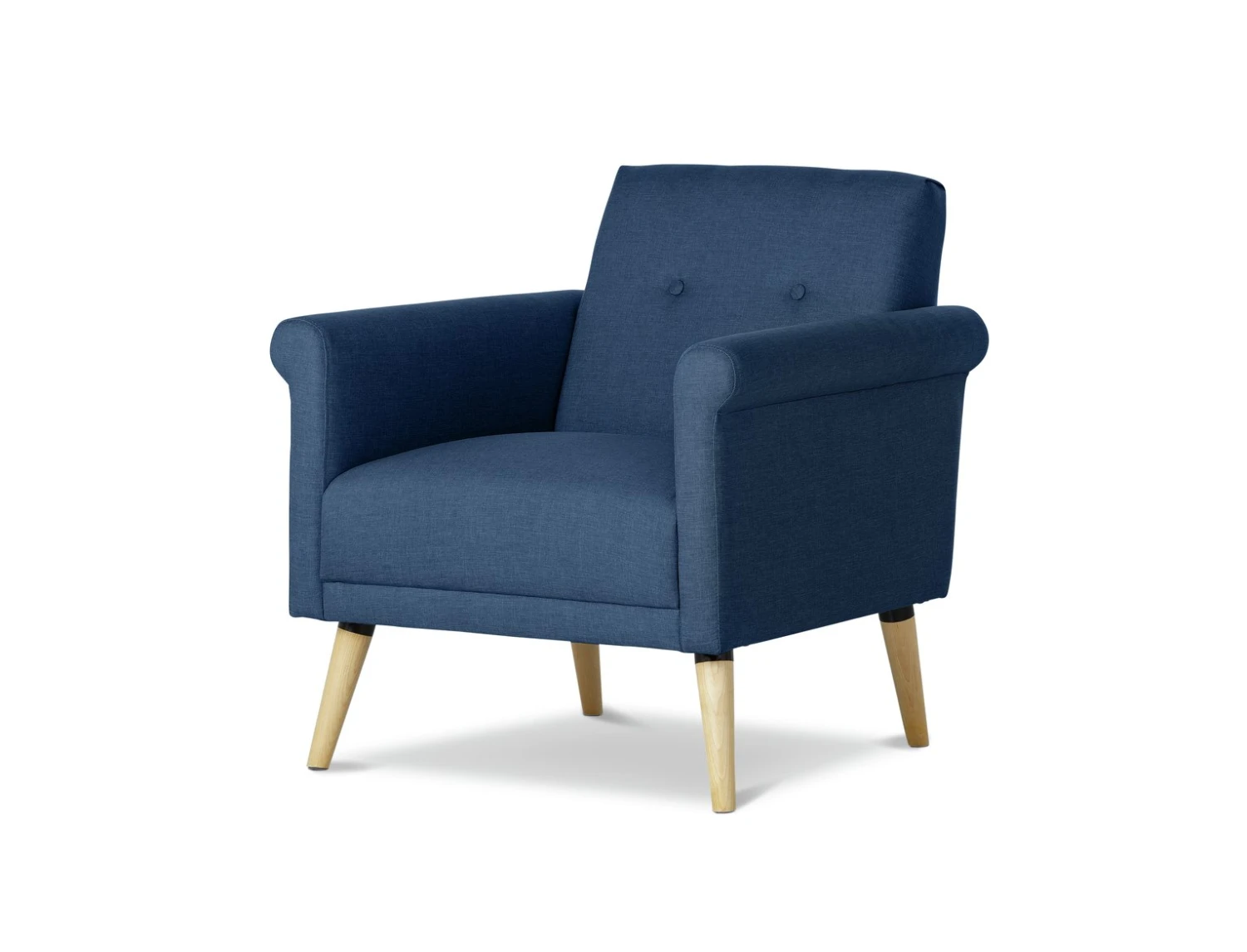 Habitat Evie Fabric Armchair In A Box - Navy 2 Habitat Evie Fabric Armchair In A Box - Navy - Image 2