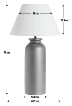 Habitat Hashi Ceramic Table Lamp - Off White & Black 8 Habitat Hashi Ceramic Table Lamp - Off White & Black -Habitat Store 9553273 R E001