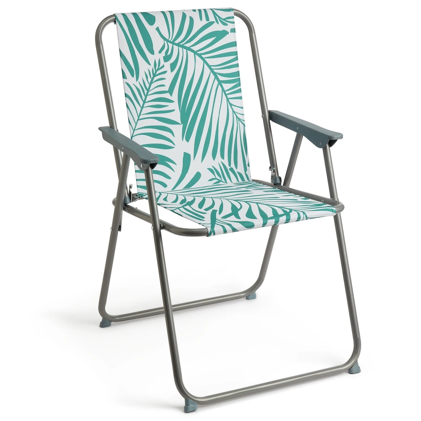 Habitat Global Leaf Folding Garden Chair - Green 1 Habitat Global Leaf Folding Garden Chair - Green