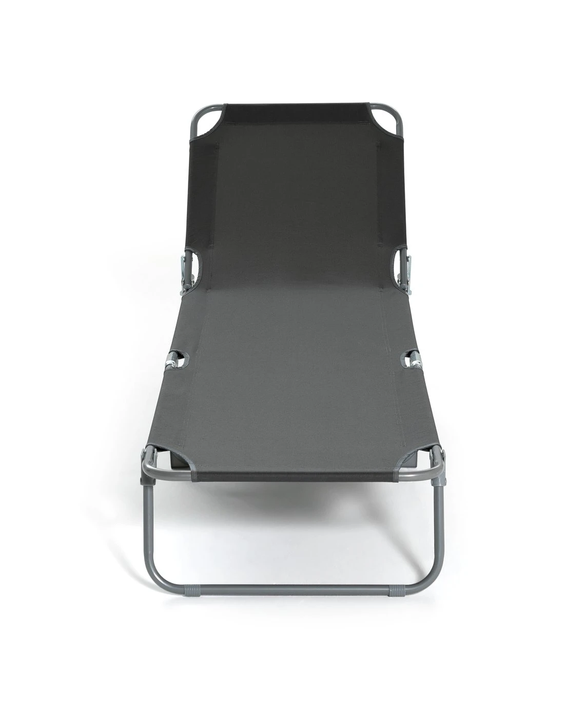 Habitat Folding Metal Sun Lounger - Charcoal 5 Habitat Folding Metal Sun Lounger - Charcoal - Image 5