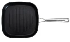 Habitat 24cm Anodised Aluminium Grill Pan - Black 9 Habitat 24cm Anodised Aluminium Grill Pan - Black -Habitat Store 9556380 R Z005A