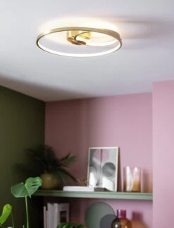 Habitat Pill Metal LED Flush Ceiling Light - Brushed Brass 9 Habitat Pill Metal LED Flush Ceiling Light - Brushed Brass -Habitat Store 9559851 R Z002C