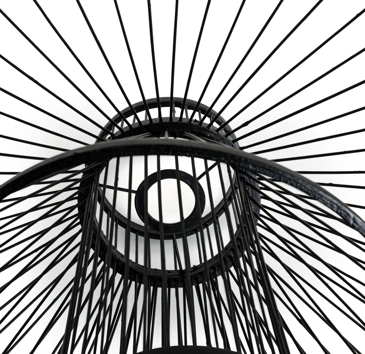 Habitat Wood 3 Tier Pendant Shade - Black 5 Habitat Wood 3 Tier Pendant Shade - Black - Image 5