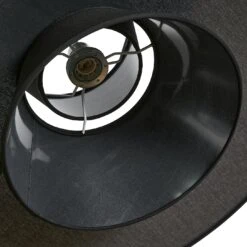 Habitat Linen Otton 2 Tier Easy Fit Shade - Black -Habitat Store 9561478 R Z003A