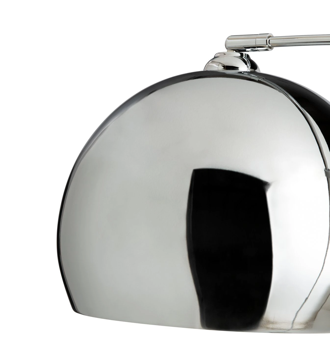 Habitat Nalone Arc Floor Lamp – Chrome & Marble 4 Habitat Nalone Arc Floor Lamp – Chrome & Marble - Image 4