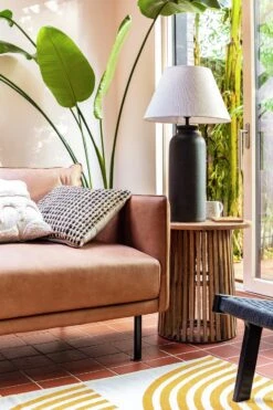 Habitat Hashi Ceramic Table Lamp - Black & Beige -Habitat Store 9563603 R Z005C