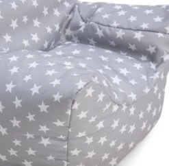 Habitat Kids Funzee Grey Stars Bean Bag -Habitat Store 9571815 R Z002A
