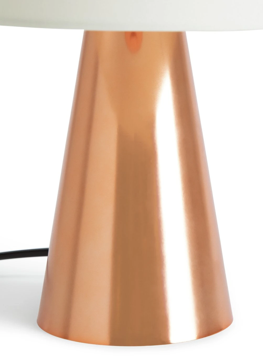 Habitat Abono Steel LED Table Lamp - Copper & Cream 4 Habitat Abono Steel LED Table Lamp - Copper & Cream - Image 4