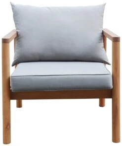 Habitat Hanson 5 Seater Wooden Garden Sofa Set - Grey -Habitat Store 9573466 R Z006A