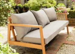 Habitat Hanson 5 Seater Wooden Garden Sofa Set - Grey -Habitat Store 9573466 R Z006C