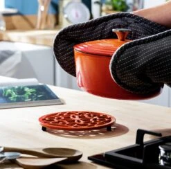 Habitat Cast Iron Trivet - Orange 9 Habitat Cast Iron Trivet - Orange -Habitat Store 9574142 R Z002C