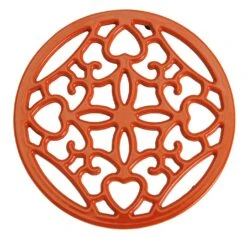 Habitat Cast Iron Trivet - Orange 7 Habitat Cast Iron Trivet - Orange -Habitat Store 9574142 R Z005A