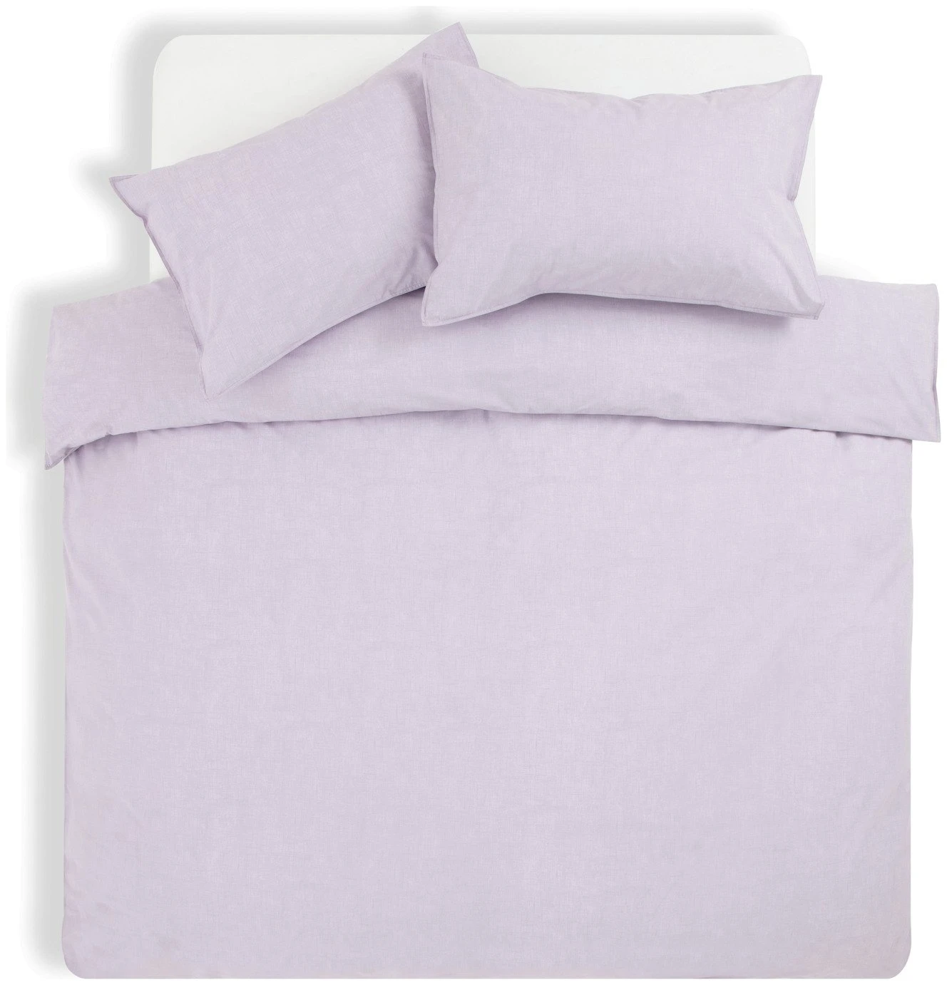 Habitat Reset Cotton Textured Print Lilac Bedding Set-Single 3 Habitat Reset Cotton Textured Print Lilac Bedding Set-Single - Image 3