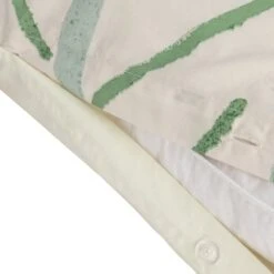 Habitat Cotton 180TC Maxi Leaf Green Bedding Set - Double 11 Habitat Cotton 180TC Maxi Leaf Green Bedding Set - Double -Habitat Store 9576119 R Z004A