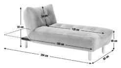 Habitat Kota Fabric Corner Chaise Sofa Bed - Green -Habitat Store 9576896 R E001