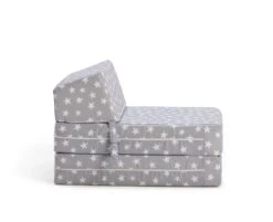 Habitat Kids Grey Stars Chair Bed -Habitat Store 9577596 R Z004A