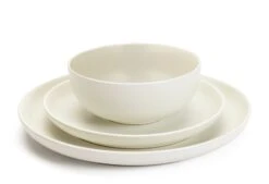Habitat 12 Piece Stoneware Dinner Set - White 8 Habitat 12 Piece Stoneware Dinner Set - White -Habitat Store 9577833 R Z002A