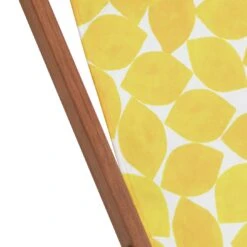 Habitat Folding Wooden Garden Deck Chair - Yellow -Habitat Store 9578227 R Z003A