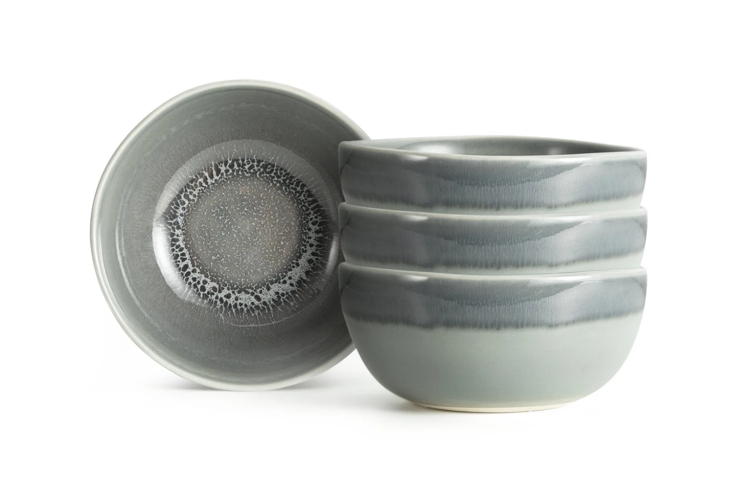 Habitat Evora 4 Piece Stoneware Cereal Bowl - Green 1 Habitat Evora 4 Piece Stoneware Cereal Bowl - Green