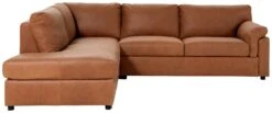 Habitat Florence Leather Left Hand Corner Chaise Sofa - Tan 12 Habitat Florence Leather Left Hand Corner Chaise Sofa - Tan -Habitat Store 9578746 R Z002A
