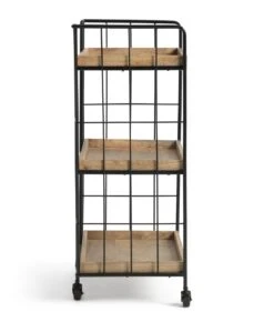 Habitat Kai Wood Drinks Trolley - Black & Mango 9 Habitat Kai Wood Drinks Trolley - Black & Mango -Habitat Store 9579271 R Z003A