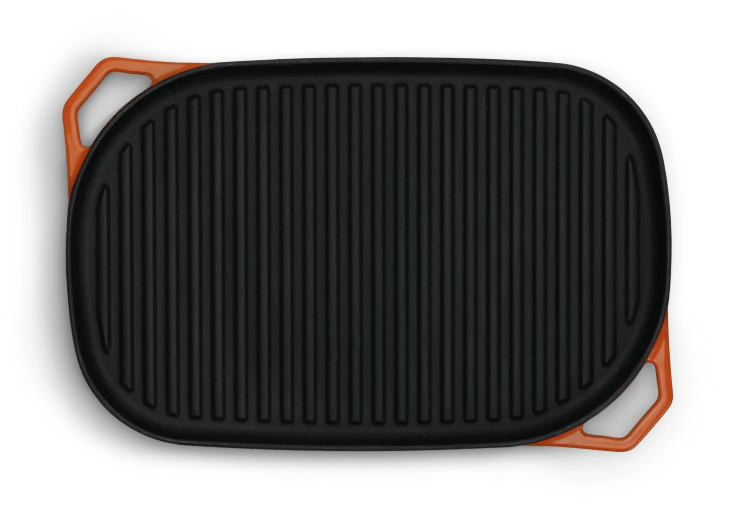 Habitat Large Cast Iron Grill Pan - Orange 5 Habitat Large Cast Iron Grill Pan - Orange - Image 5