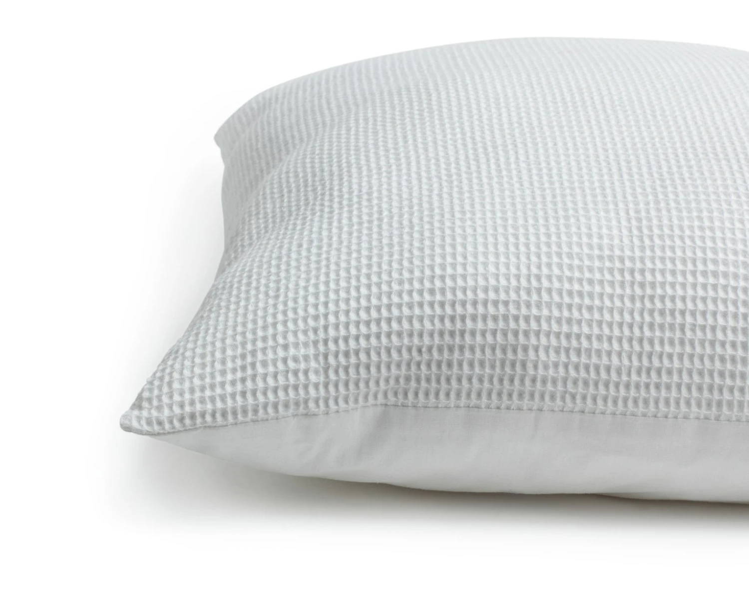 Habitat Waffle Patterned Cushion - White - 59x59cm 5 Habitat Waffle Patterned Cushion - White - 59x59cm - Image 5