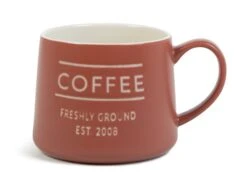 Habitat Set Of 4 Tea & Coffee Slogan Mugs -Habitat Store 9584211 R Z002A