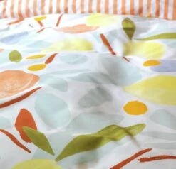 Habitat Panel Stripe Print Multicolour Bedding Set - Single 15 Habitat Panel Stripe Print Multicolour Bedding Set - Single -Habitat Store 9584297 R Z002C