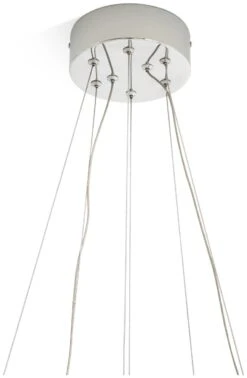 Habitat Yang 2 Tier LED Glass Chandelier - Chrome -Habitat Store 9584448 R Z004A