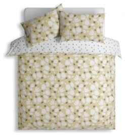 Habitat Scandi Floral Yellow & White Bedding Set - Single -Habitat Store 9584455 R Z002A