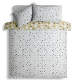 Habitat Scandi Floral Yellow & White Bedding Set - Single -Habitat Store 9584455 R Z004A